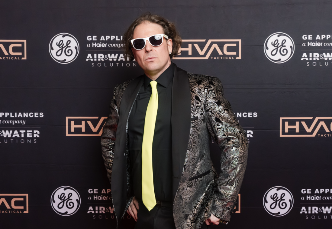 image of man with sunglasses and tie