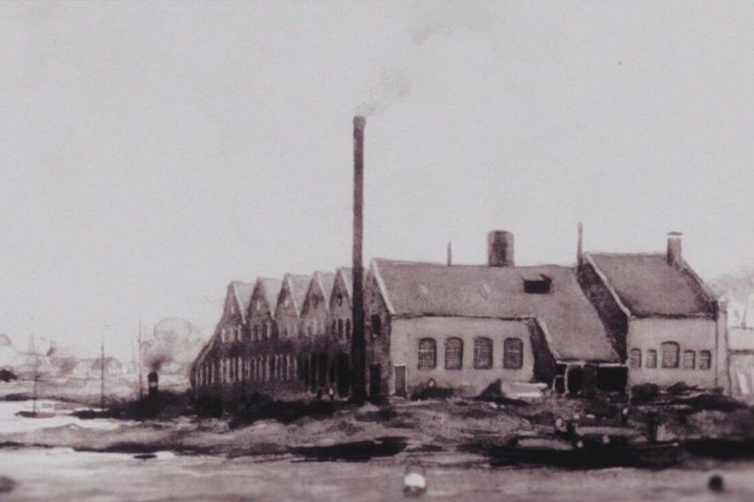 Historical image of factory