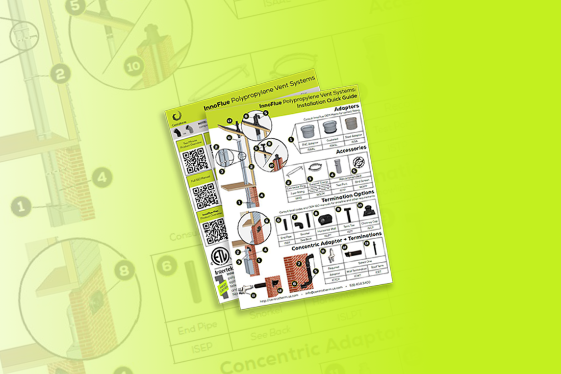 two quick guide documents in front of a green background 