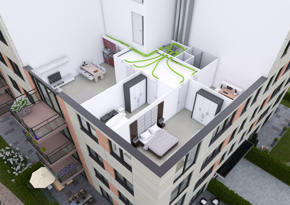 render of apartment with Air Excellent