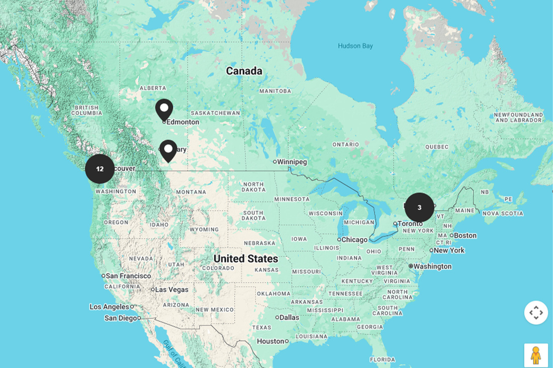 canada map