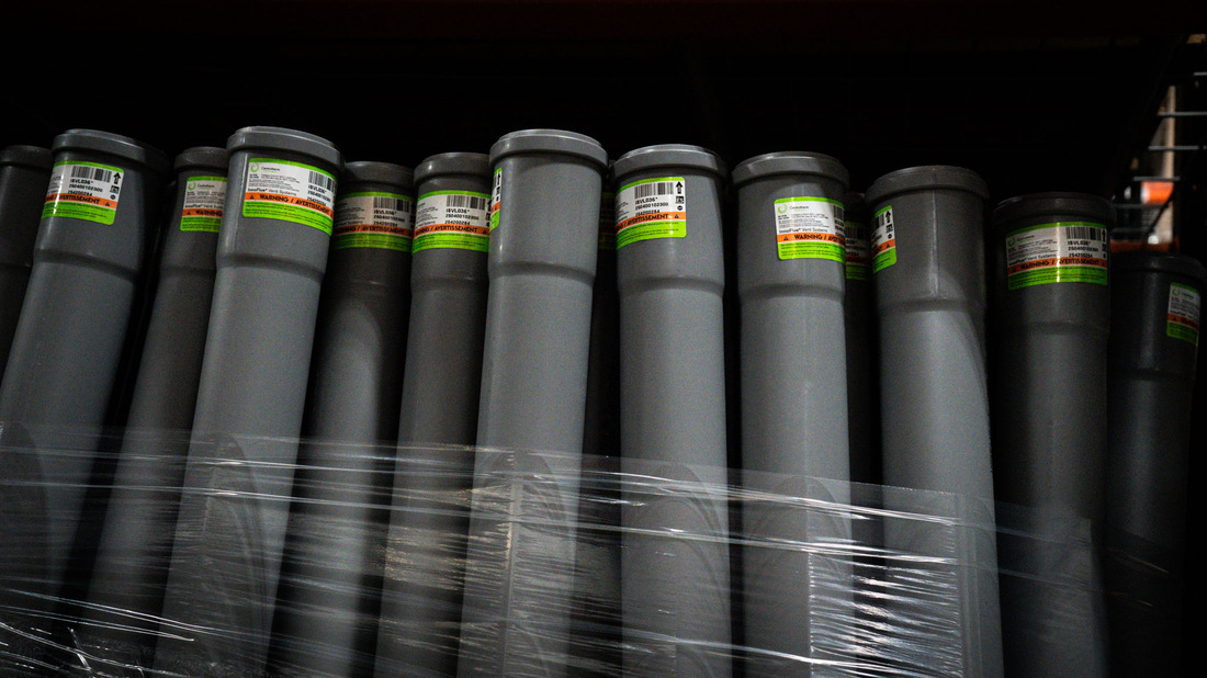 group of innoflue vent fittings